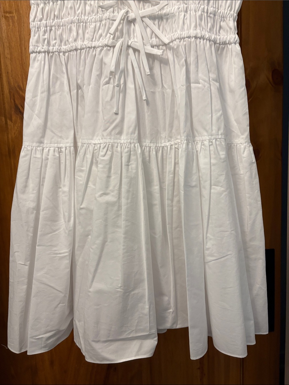 Derek Lamb 10 Crosby White Tora Cotton V Neck Mini Dress Size 8 NWT - Picture 2 of 8